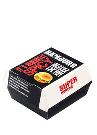 Cardpaper Fast Food Packaging For Hamburger