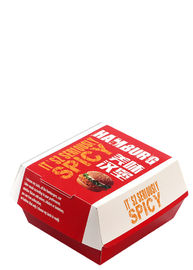 Cardpaper Fast Food Packaging For Hamburger