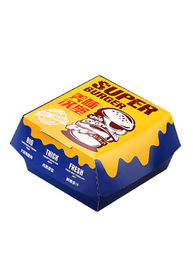 Cardpaper Fast Food Packaging For Hamburger