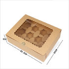 Multi Color Choices Custom Cardboard Display Boxes With Clear Window