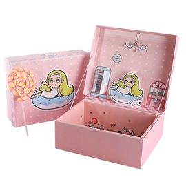 Cute wholesale foldable Custom printing cardpaper toy storage box  folding  gift   toy box