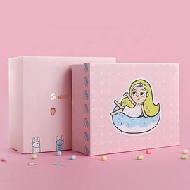 Cute wholesale foldable Custom printing cardpaper toy storage box  folding  gift   toy box