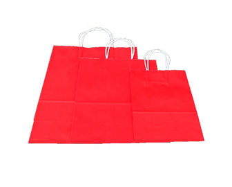 Customized Color Shopping Paper Gift Bags With Handles 15X8X21 Cm