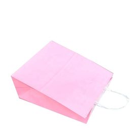 Standard Size Paper Bags With Handles Degradable Material Simple Style