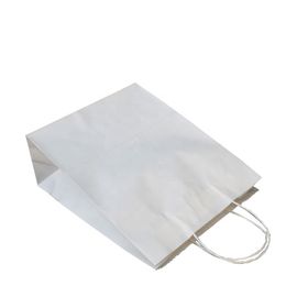 Standard Size Paper Bags With Handles Degradable Material Simple Style