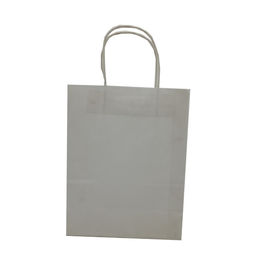 Recyclable Kraft Bags With Handles , Kraft Shopping Bags 34X26X12 Cm