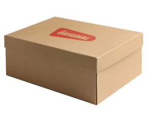 Handmade Custom Printed Corrugated Box For Shoes Clothing Packing