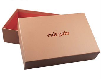 Handmade Custom Printed Corrugated Box For Shoes Clothing Packing