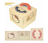 Cake Custom Cardboard Display Boxes Recycled Materials With Window