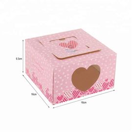 Handmade Custom Cardboard Display Boxes 16.5X9.3X9 Cm For Cake Packing