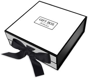 Ribbon Closure Magnetic Paperboard Gift Boxes