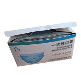 CMYK Customized Logo Kn95 Corrugated Paper Box