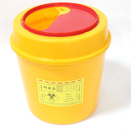 15L plastic sharps box waste needle collection box Used by the hospital round shape