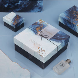 Matt Lamination Marble Pattern Custom Garment Boxes