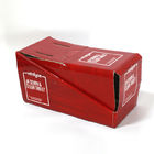 Custom Printed Corrugated Foldable Packaging Box Rectangular red corrugated display box