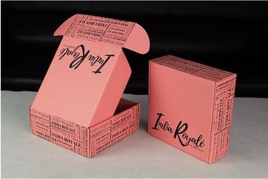 Gift Matt Lamination Recyclable Corrugated Paper Mailer  Boxes Packaging Box
