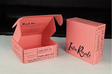 Gift Matt Lamination Recyclable Corrugated Paper Mailer  Boxes Packaging Box