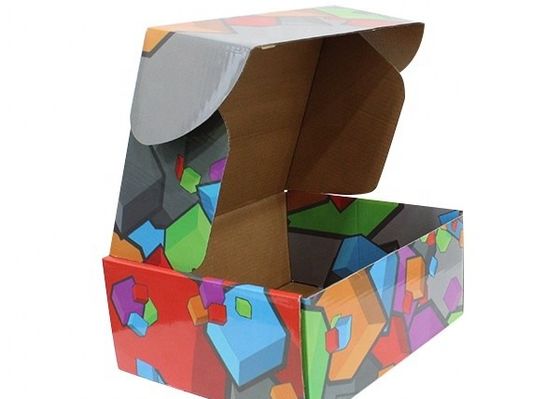 Custom Size Corrugated Gift Box  Colorful Kraft Paper Corrugated Box double wall corrugated box