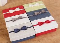 Cosmetic / Perfume Corrugated Paper Box Handmade With Bow Decoration