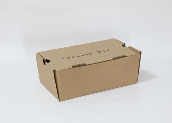 Custom printed logo corrugated  product mailing packaging box rectangular brown box Shoe boxes