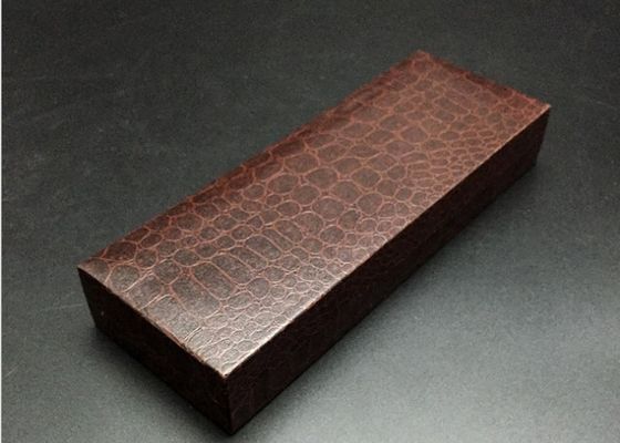 Crocodile Pattern Luxury Paper Gift Box Pen Packaging Excellent Craftsmanship