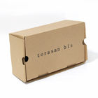 Brown Rectangular Shoe Recycled Corrugated Packaging Box