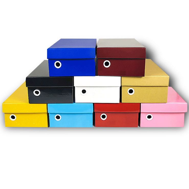 Handmade Packaging Shoe Box , Recyclable Custom Printed Corrugated Boxes