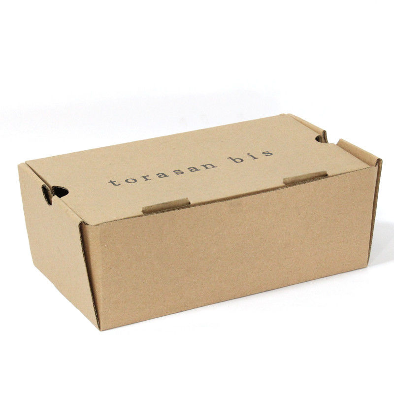 Brown Rectangular Shoe Recycled Corrugated Packaging Box