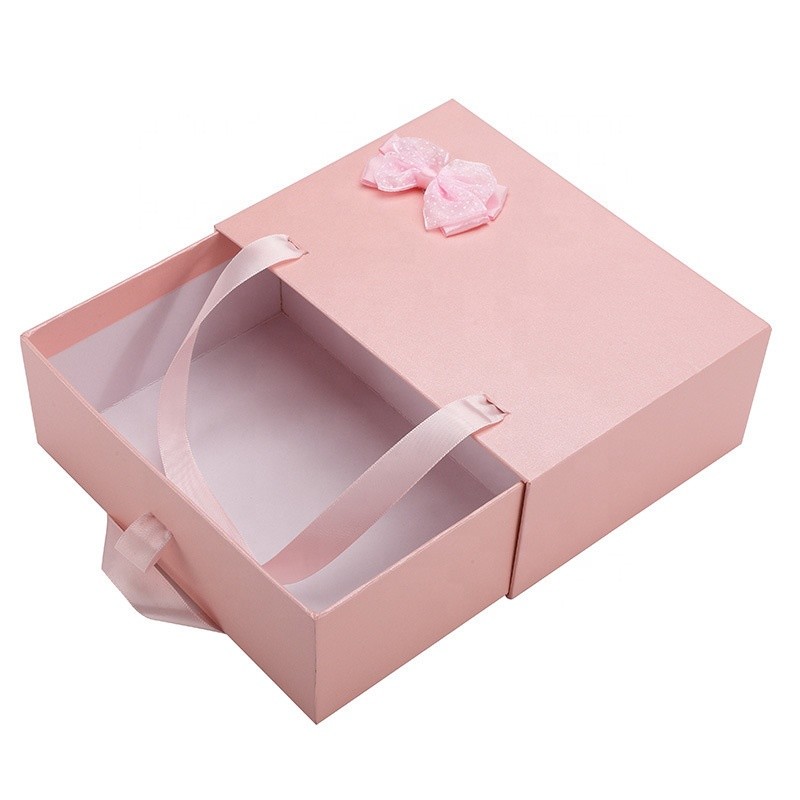 Custom Logo Packaging Drawer Box Cardboard Paper Material