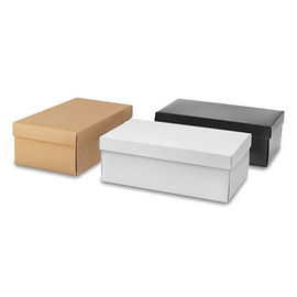 Luxury Shoe Packing Corrugated Paper Box , Customized Printed Foldable Paper Box