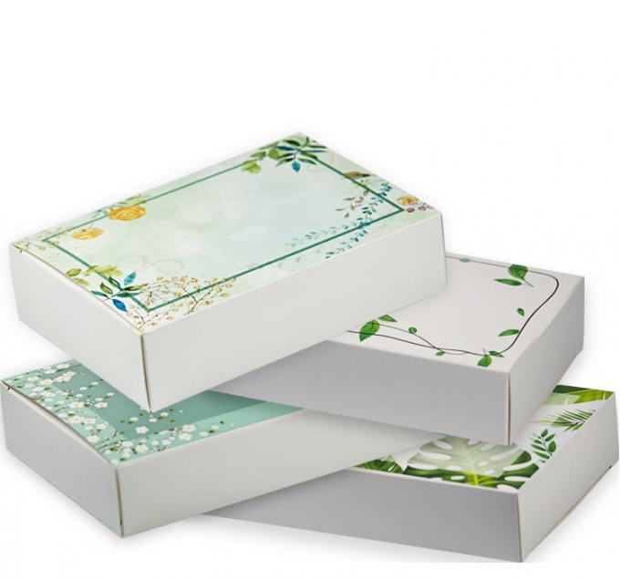 Custom logo Folding Recycled Paper Gift Boxes Printing pattern ...