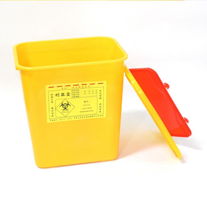 Liter round Medical Tackle Boxes medical waste boxes PVC Sharp