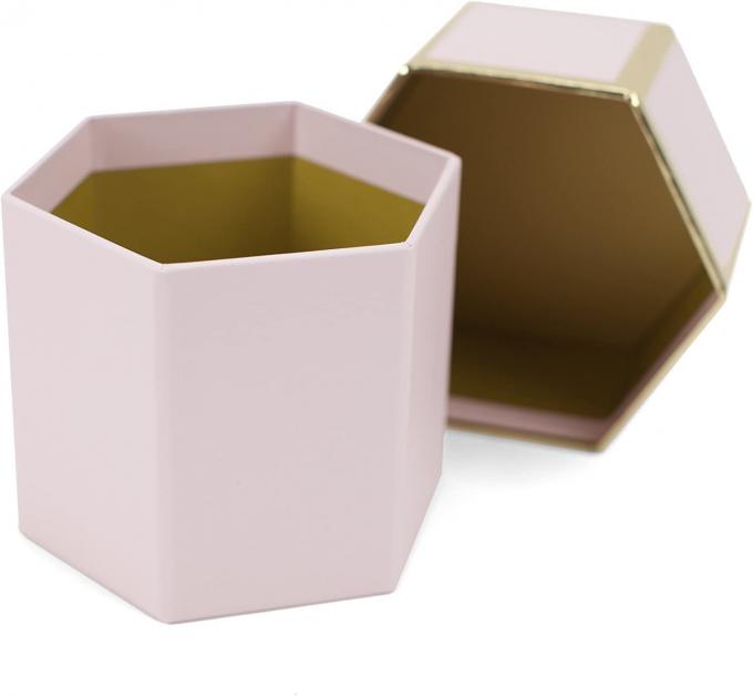 Birthdays Hexagonal Paperboard Recycled Paper Gift Boxes